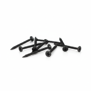 Vis en acier au carbone noir classe 8.8, métriques/pouces, à filetage grossier, tête cylindrique, finition phosphatée, à empreinte Phillips, marque PDC, pour fixation de plaques de plâtre - Product Image 6