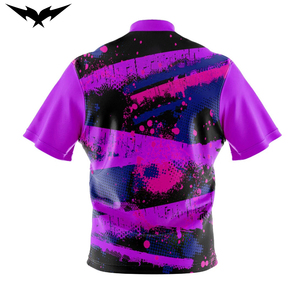Maillots de bowling personnalisés réversibles sublimés 100% polyester, chemises d'équipe personnalisables, maillot de bowling unisexe - Product Image 4