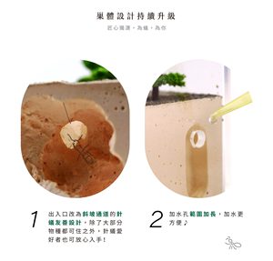 Nido 3D Integrado de una Sola Cara para Sala de Estar (Mini), Diseño de Madera Muerta del Bosque, Acrílico, Impermeable, Fácil de Limpiar - Product Image 2