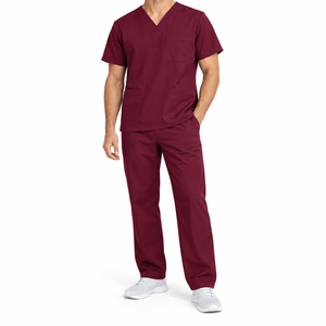 Uniforme de Enfermera Tejido de Cobertura Completa para Entornos Hospitalarios y Clínicos, Ropa de Trabajo con Diseño de Parte Superior e Inferior - Product Image 1