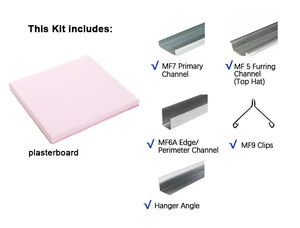 Mạ kẽm hat kênh 7/8 furring đàn hồi kim loại furring Trần gi gyproc <span class=keywords><strong>C</strong></span> <span class=keywords><strong>C</strong></span> kênh J Zee vách thạch cao - Product Image 5