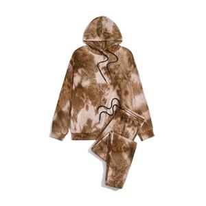 Venta al por mayor de los hombres Tie Dye chándal hombres transpirable sobre el tamaño personalizado Logo OEM diseño Jogging pantalones Tie Dye chándal hombres - Product Image 1