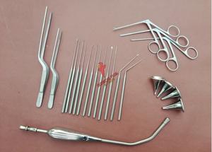 Micro shea, Pinzas de Hartman, Cánula y Tubo de Succión, Juego de 22 Piezas de Acero Quirúrgico Inoxidable, CERTIFICADO CE - Product Image 6