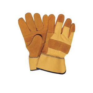 Gants de travail en cuir de vachette, résistants, pour travaux industriels, construction, jardinage, sécurité, paume durable, pour hommes - Product Image 1