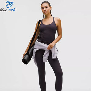 Custom Logo Front Breathable Women Yoga Tank Top Fitness Gym Sleeveless Workout Activewear Stretch Sportswear OEM Services - Product Image 3