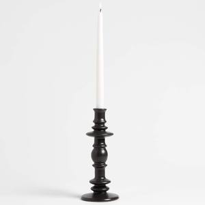 Élégant Chandelier Noir Tourné pour Bougie Conique, Style Moderne et Traditionnel, Grand Minimaliste, Décoration de Table de Mariage et de Dîner, Décoration Intérieure - Product Image 1