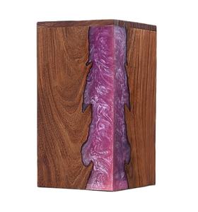 Handcrafted Rosewood <b>Pink</b> Resin Design Urn <b>Box</b> Unique Memorial Keepsake for Ashes Urn Unique <b>Gift</b> wooden urns - Product Image 1