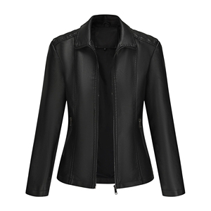 New Design Top Quality <b>Light</b> <b>Weight</b> Fashion Leather <b>Jacket</b> for WomenHigh Quality Material LightWeight Durable Fashion Apparel - Product Image 4