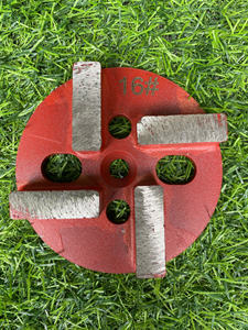 Disque de meulage diamanté industriel HGP à 4 segments, épaisseur 12 mm, plaque de meulage en alliage pour sol en béton, grain 16 30 60 HGP - Product Image 2