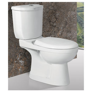 WC moderne en céramique blanche, design de luxe, de qualité supérieure, à poser au sol, deux pièces, vendu dans le monde entier - Product Image 1