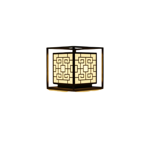Lampe de jardin à LED à motif ondulé, 12 pouces, en acier noir thermolaqué, lampadaire extérieur, éclairage paysager chaleureux pour villa - Product Image 1