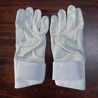 Guantes de Bateo de Béisbol QASWA SPORTS Premium Pro, 100% Cuero Cabretta, Puño Largo, Protección para la Muñeca, Agarre Suave, Cierre de Gancho y Bucle
