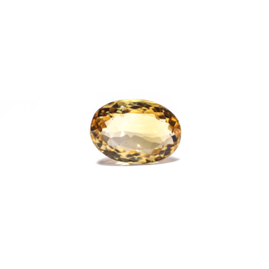 Natural Golden Citrine Oval Cut Loose Gemstone 4.55 Carat for Fine Jewelry - Product Image 1