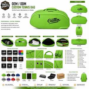 Sac de sport de luxe en toile verte personnalisé, fermeture à glissière, durable, imperméable, léger, grande capacité, sac de voyage, sac de gym - Product Image 4