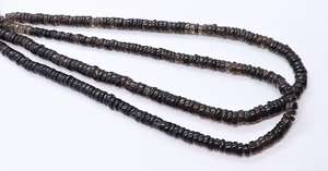 Cuentas Heishi de Cuarzo Ahumado AAA de 6.5-7.5 MM, Cuentas de Cuarzo Ahumado en Forma de Neumático/Rueda de 16 Pulgadas, Cuentas Sueltas de Cuarzo Ahumado Natural - Product Image 5