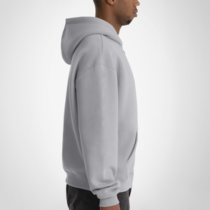 Sudadera con capucha y cremallera 3D personalizada, de corte holgado, 100% algodón, con cremallera, 450GSM, estilo Y2K vintage. - Product Image 3