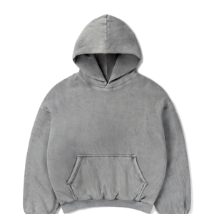 Custom Logo Heavyweight Oversized French Terry Heavy Weight Thick Cotton <b>Mens</b> Streetwear 3D Printed Acid Wash Hoodies - Product Image 1