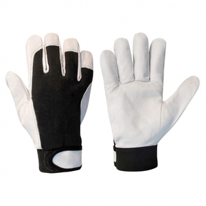 Breathable Customizable Assembly Working <b>Gloves</b> Hand Protection Soft <b>Driver</b> <b>Gloves</b> Premium Quality Cowhide Leather Safety <b>Gloves</b> - Product Image 2