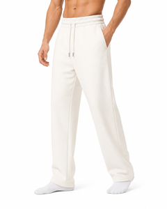 Pantalon de survêtement à cordon de serrage, qualité supérieure, tissu respirant, idéal pour les tenues décontractées et les sports de gym, joggers en molleton personnalisés, vente en gros - Product Image 3