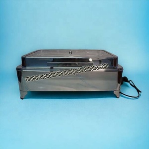 Plats de service chauffants électriques en acier inoxydable moulé de haute qualité pour buffets, fêtes et mariages (vente en gros) - Product Image 6