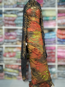 Lujoso Maqbal Dirac Somalí con un Diseño Impresionante y un Toque de Brillo Dorado, Fabricado en India para Eventos Especiales - Product Image 5