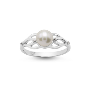 Newly Arrived 925 Sterling Silver Rose Gold Plated Round Pearl Rose <b>Quartz</b> Gemstone Eternity Minimalist Hammered Band Fine <b>Rings</b> - Product Image 1