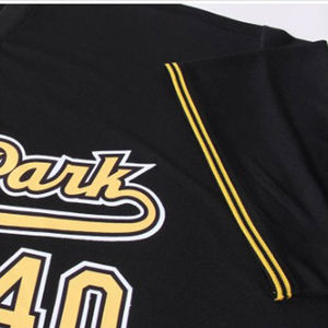 Maillot de baseball unisexe personnalisé, respirant, à manches courtes, pour l'été, vente en gros, OEM, vêtements de baseball imprimés sur mesure - Product Image 5