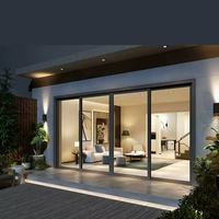 Decoración del Hogar: Puerta Corredera de 2 y 3 Rieles, Puerta Corredera de Aluminio, Moderna y Duradera, Otras Puertas