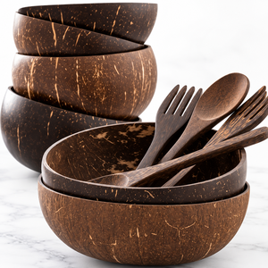 Tazón Ecológico de Cáscara de Coco Pulida - Decoración Vietnamita para el Hogar - Excelente Precio para Grandes Cantidades /Ms. Alina - Product Image 3