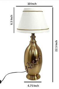 Antique Brass Plated <b>Table</b> Lamp for Living Room Bedroom <b>Bedside</b> Study Home Decor - Product Image 3