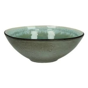 Elegante Tazón de Cerámica para Comedor, Esmalte Celadón Suave, Silueta Ancha y Curva, Duradero, Apto para Alimentos, para una Vajilla Contemporánea y Refinada - Product Image 1