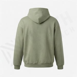 Fabricantes de Sudaderas con Capucha Personalizadas, Sudadera Lisa con Capucha, 100% Algodón, Gruesa, de Alto Gramaje (500GSM), Talla Grande, Suave, Color Personalizado - Product Image 2