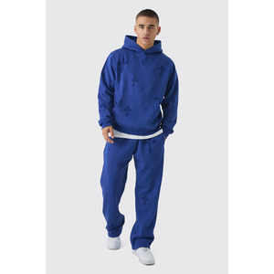 Conjunto de Sudadera con Capucha y Pantalones Deportivos de Algodón para Hombre, Personalizado con Logotipo, Ecológico, Transpirable, Resistente y Casual - Product Image 1