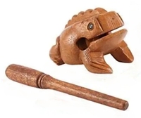 Customized Wooden Frog Percussion Instrument-Washable Home Decor Art Collectible Souvenir with No Printing Made in Thailand