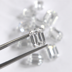 Diamantes de Laboratorio SHRAMAN DIAMOND a Precio de Fábrica al por Mayor, Corte Esmeralda Blanco de 5*3.5MM, VVS-VS, HPHT/CVD, para Joyería - Product Image 1