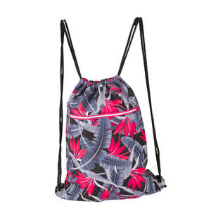 Printed <b>Drawstring</b> <b>Backpack</b> Multicolour Polyester Adjustable Sport Bag Modern Design Digital Printing Feature - Product Image 5