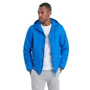 เสื้อแจ็คเก็ตกันลมคุณภาพสูงสำหรับผู้ชาย OEM ปัก/สกรีนโลโก้ตามสั่ง เสื้อแจ็คเก็ตนักบินแบบบาง กันน้ำ ทำจากไนลอน - Product Image 1