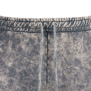 <b>Men</b> Wide Leg Canvas Sweatpants Elastic Waist Casual Joggers Midweight 100% Cotton Embroidery Streetwear <b>Summer</b> <b>Pants</b> - Product Image 6