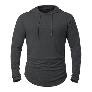 Sudadera con Capucha para Hombre, Gruesa, Oversize, para Levantamiento de Pesas, Personalizada, para Gimnasio, Fitness, Streetwear, de Forro Polar, para Hombre - Product Image 4