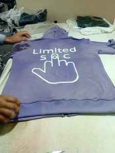 Sweat à capuche zippé en molleton brodé délavé à l'acide, 100 % coton respirant et écologique, pour homme, style urbain hiver - Product Image 3