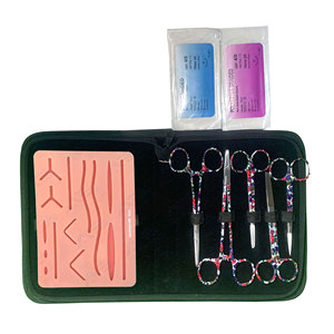 Medical Students for Anatomy Nursing <b>Practice</b> Doctor's Suturing <b>Pad</b> Tool Reusable Stainless Steel Surgical Suture Kit - Product Image 1