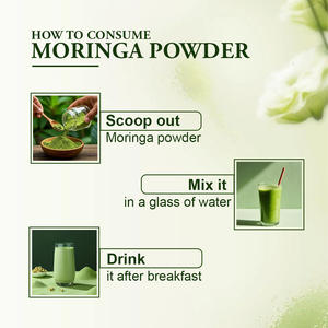 ผงมะรุมอินทรีย์แท้100% กันกลิ่นพิมพ์ลายผลิตภัณฑ์เสริมอาหารธรรมชาติสำหรับการเผาผลาญและการสนับสนุนสุขภาพ - Product Image 6