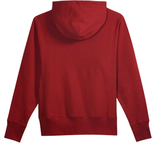 Mens Relaxed Fit Pullover Hooded Sweatshirt <b>Red</b> Color Soft Fleece <b>Hoodie</b> Casual Long Sleeve Warm Comfort Streetwear Winter - Product Image 2