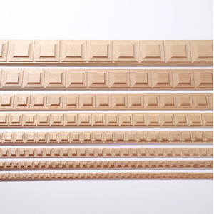 Modern Solid Wood Cabinet Base Skirting Trim Decorative Moulding for Kitchen Furniture Interior OEM Bulk Production - Product Image 1