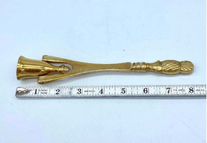 Metal <b>Candle</b> Snuffer Handmade <b>Gold</b> Plated <b>Candle</b> Snuffer Good Quality Bell Shape Top Pineapple by Azora Industries - Product Image 3