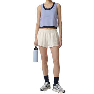 Pantalones Cortos Deportivos Personalizados para Mujer, Estilo Universitario, con Cintura Elástica, Tejido de Algodón Francés Premium, Teñido, para Deporte y Ocio - Product Image 6