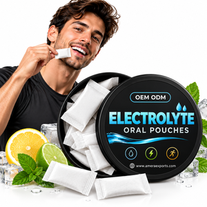 Private Label Adult Electrolyte Oral Pouches <b>Powder</b> Packets for Pregnant Women OEM/ODM Custom Formula Vegan No Artificial Colors - Product Image 1