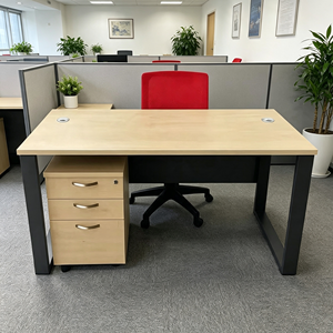 Modern <b>Extendable</b> Conference <b>Table</b> with Chipboard Top Epoxy-Coated Metal <b>Legs</b> Rectangular Design for Home Office Commercial Use - Product Image 1