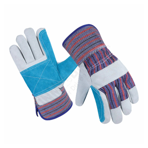 Guantes de Trabajo Raxel al por Mayor, Guantes de Seguridad de Cuero, Guantes de Trabajo de Piel de Vacuno para Uso Industrial a Bajo Costo - Product Image 2