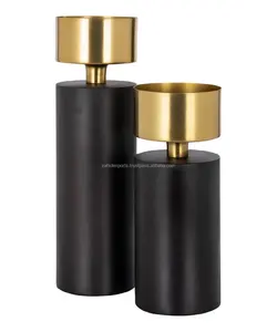 Porte-bougie rustique vintage pour la décoration de la maison de style farmhouse, support à bougie de qualité supérieure pour l'intérieur d'un appartement de luxe, Zahid Exports - Product Image 2